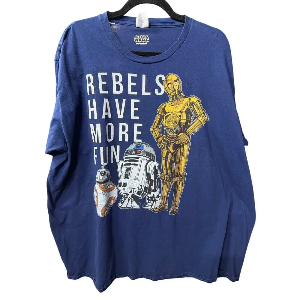 Star Wars Rebels Have More Fun Graphic Tee Men’s 3XL - Picture 2 of 6